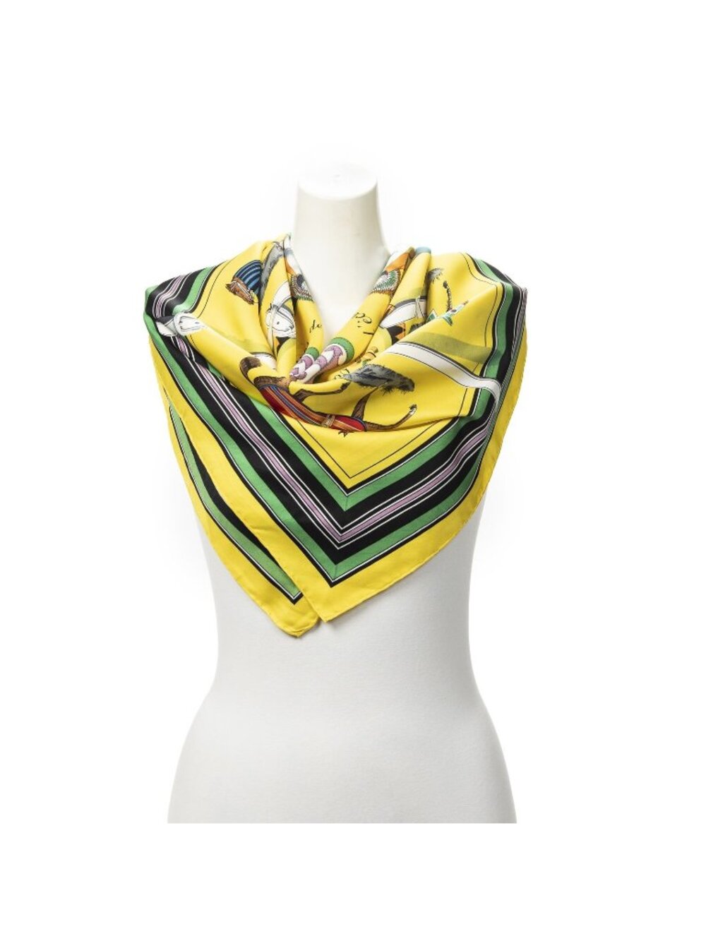 Hermes Scarf Yellow